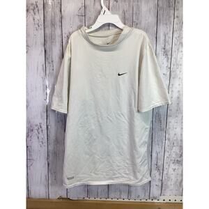Vintage Nike White Tag Swoosh Gray T Shirt Basketball USA S